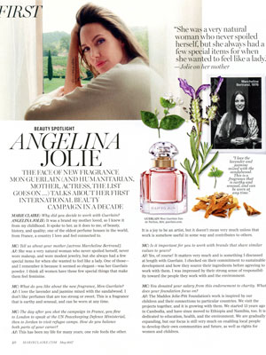 Angelina Jolie Mon Guerlain Perfume