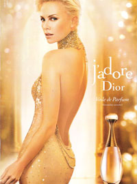 Charlize Theron, Dior J'adore Voile de Parfum Perfume