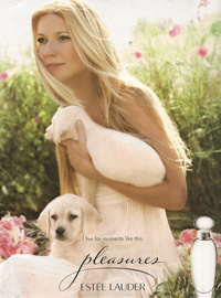 Gwyneth Paltrow Estee Lauder Pleasures perfume