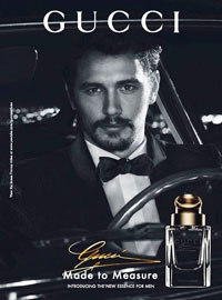 James Franco, Gucci Made to Measure Cologne