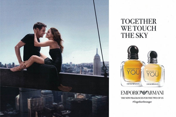 James Jagger Armani Stronger with You Ad