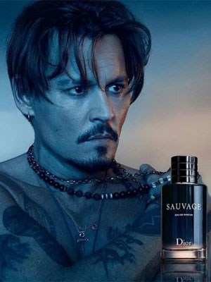 Johnny Depp Dior Sauvage Eau de Parfum