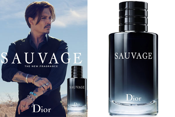 Johnny Depp Dior Sauvage Cologne 
