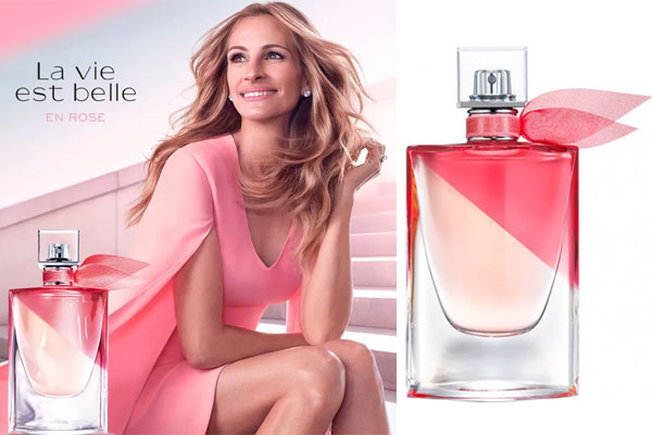 Julia Roberts Lancome La Vie Est Belle En Rose Perfume Celebrity