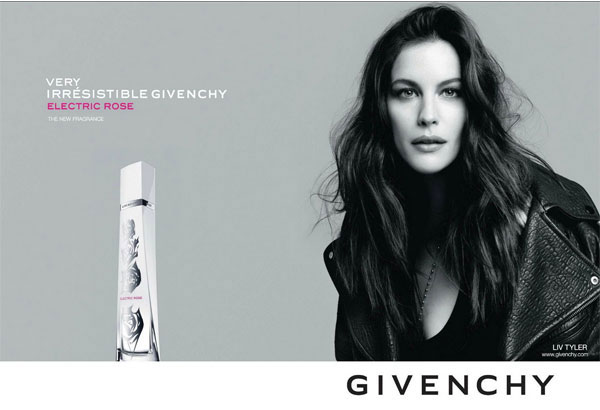 Liv Tyler Givenchy Very Irresistible Electric Rose