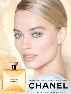 Margot Robbie Chanel Gabrielle Essence Celebrity Fragrance