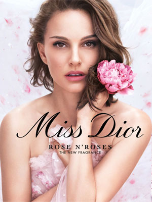 Natalie Portman Miss Dior Rose N' Roses celebrity perfume