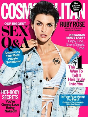 Ruby Rose Cosmopolitan March 2017