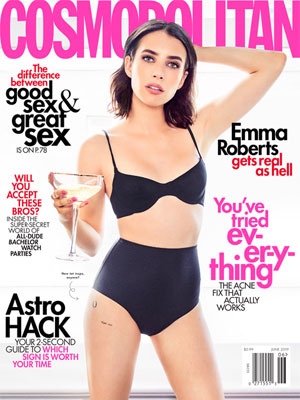 Emma Roberts Cosmopolitan June 2019