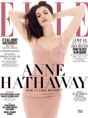 Anne Hathaway Elle April 2017
