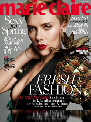 Scarlett Johansson Marie Claire March 2017