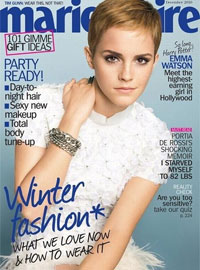 Marie Claire Magazine Dec 2010 Emma Watson