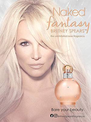 Britney Spears Nakes Fantasy ad celebrity