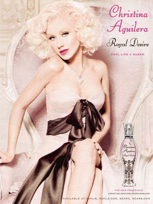 Christina Aguilera Royal Desire Ad