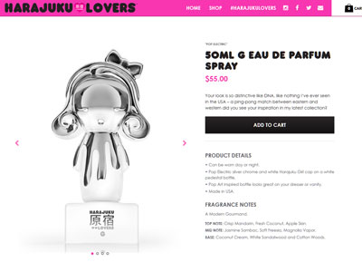 Harajuku Lovers Pop Electric G website, Gwen Stefani