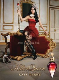 Katy Perry Killer Queen perfume celebrity ad