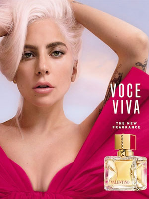 Lady Gaga Valentino Voce Viva model