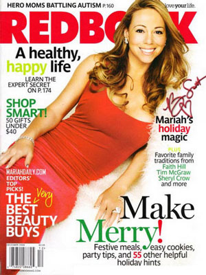 Mariah Carey Redbook December 2008