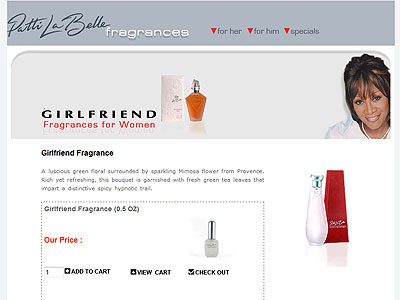 Patti LaBelle Girlfriend website, Patti LaBelle