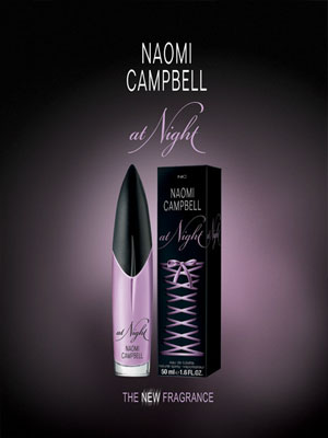 Naomi Campbell at Night Perfume
